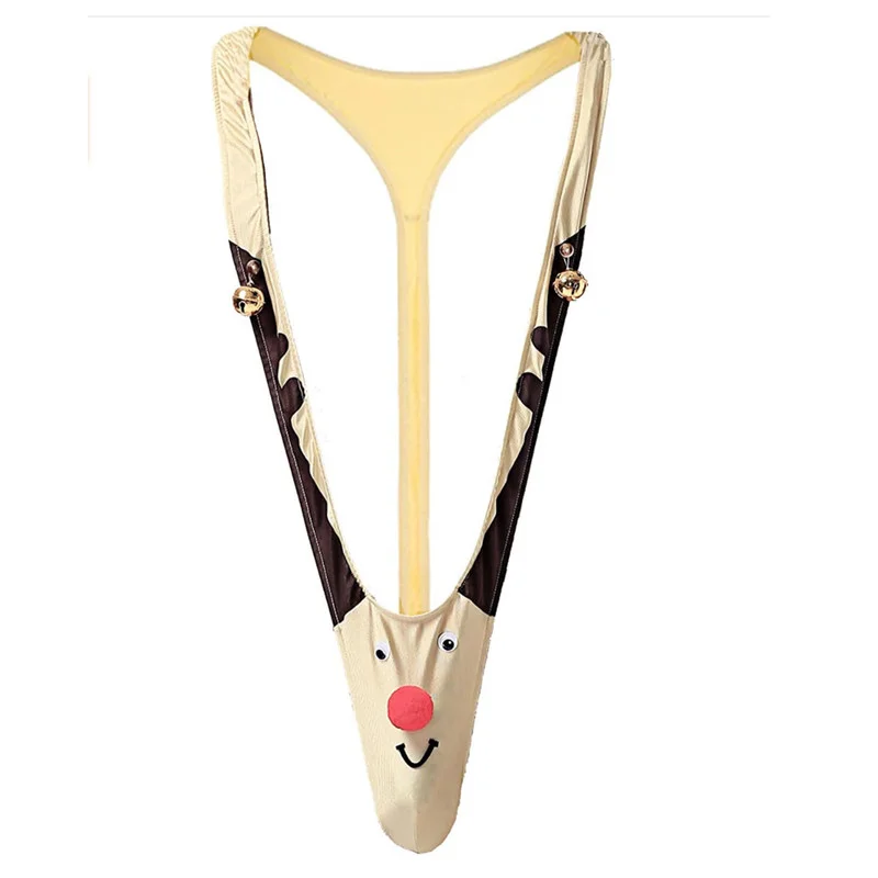 

Men Christmas Undershirts Lingerie Bodysuit Jumpsuit Gay Mankini Nightwear One-piece Wrestling Singlet Underwear Thong Jockstrap