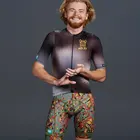Комплект одежды для велоспорта ELIEL Pro, одежда для велоспорта с коротким рукавом, рубашка для шоссейного велосипеда, велосипедный комплект с шортами и нагрудником, лето 2021