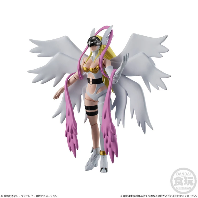

Original Bandai Digimon Adventure Wargreymon Angewomon Garudamon Gashapon Toy Action Pvc Collection Anime Figure Toys for Kids