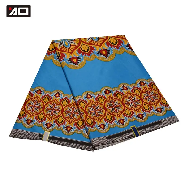 ACI настоящая восковая африканская ткань Анкара 6 ярдов/шт. Tissu Africain настоящая восковая ткань с принтом гарантированный настоящий голландский воск