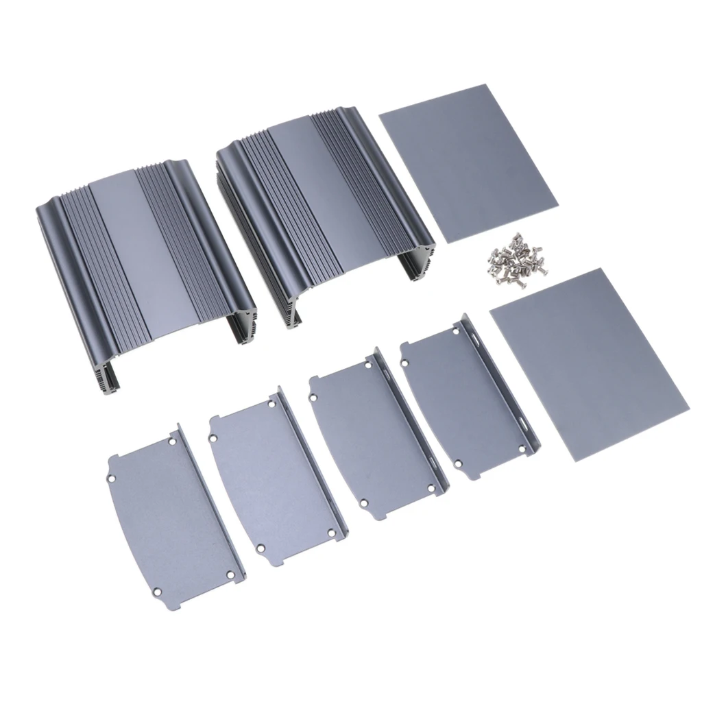 2 шт. в комплекте экструдированный Алюминий электронный корпус источника