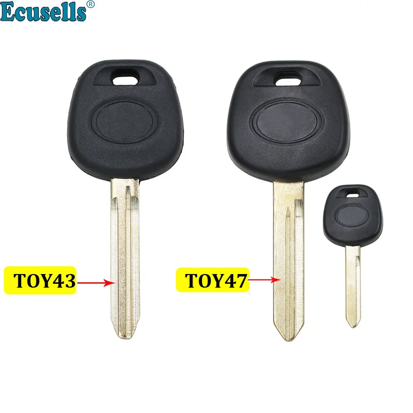 Сменный Чехол для ключа tranponder чехол TOYOTA RAV4 COROLLA CAMRY land cruiser Avalon PRIUS uncut TOY43 или TOY47