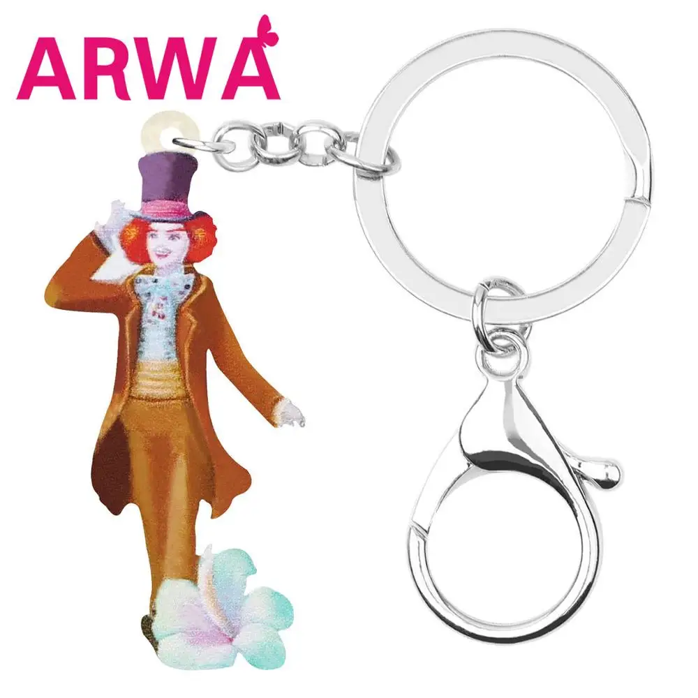 ARWA акриловый Цветочный Коврик мужские брелки с принтом большой длинный