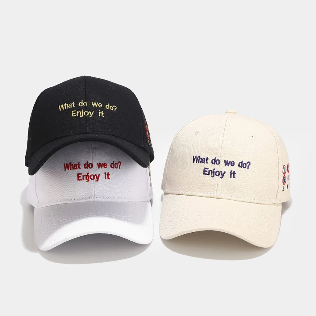 Fashion Men And Women Lovers Baseball Cap Letter Embroidery Peaked Sun Hat | Аксессуары для одежды
