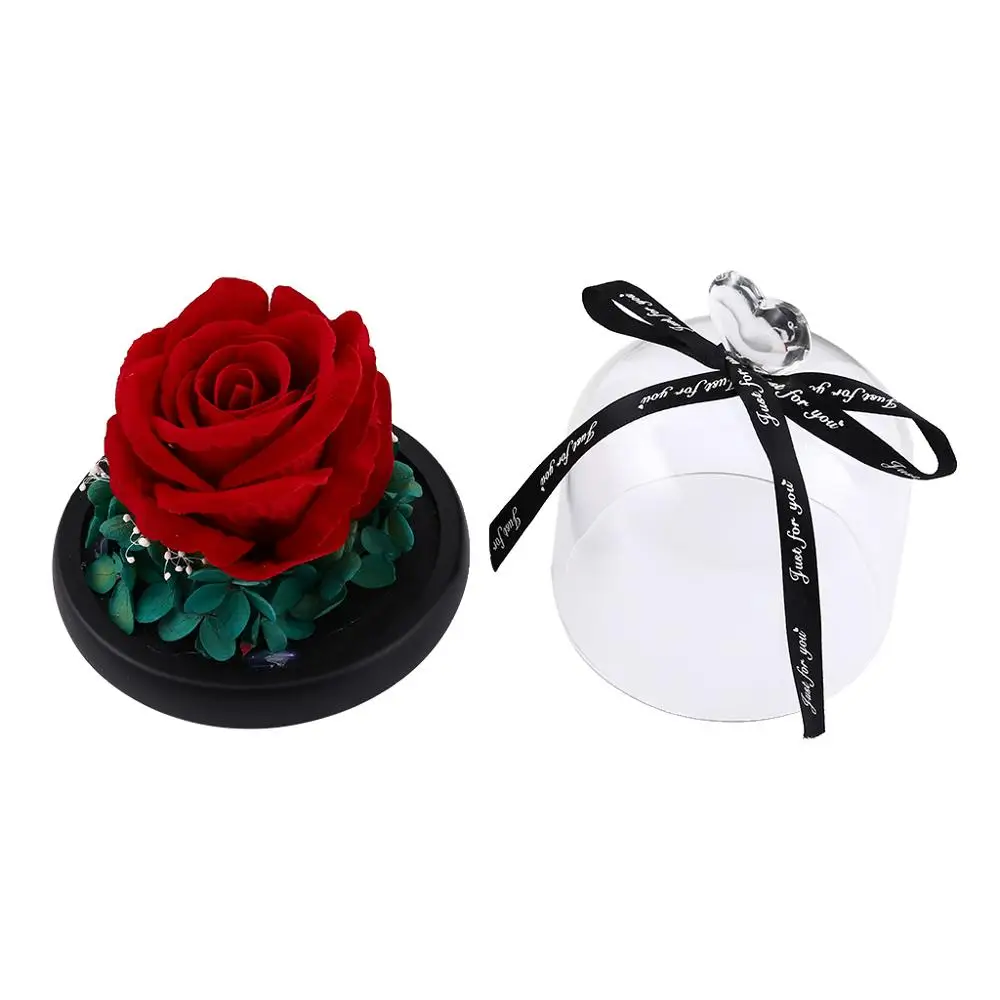 Консервированный подарок на день матери эксклюзивная Роза в стеклянном куполе с
