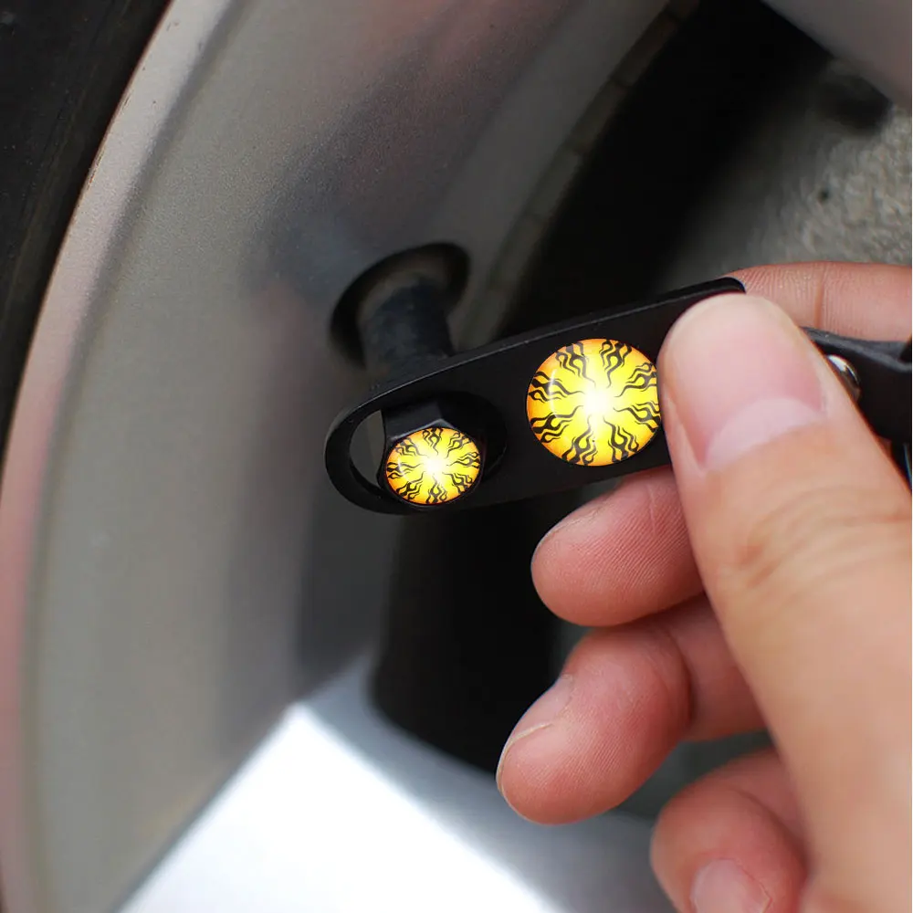 5 шт./компл. противоугонные автомобильные колеса пневматические клапаны шин