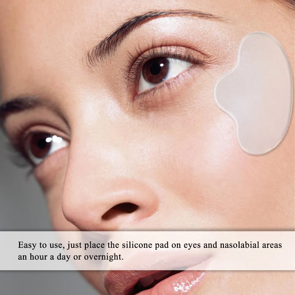 Силиконовая Подушечка Для лица против морщин лифтинг для кожи вокруг глаз