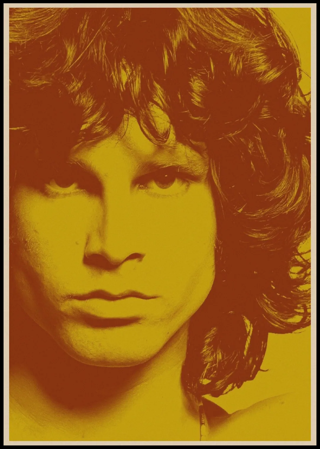 ВИНТАЖНЫЙ ПЛАКАТ домашний декор двери Jim Morrison крафт-рок плакат, плакат в стиле ретро рок-группа Музыка Звезды Плакаты на стену, изображения 1002 - Цвет: 16