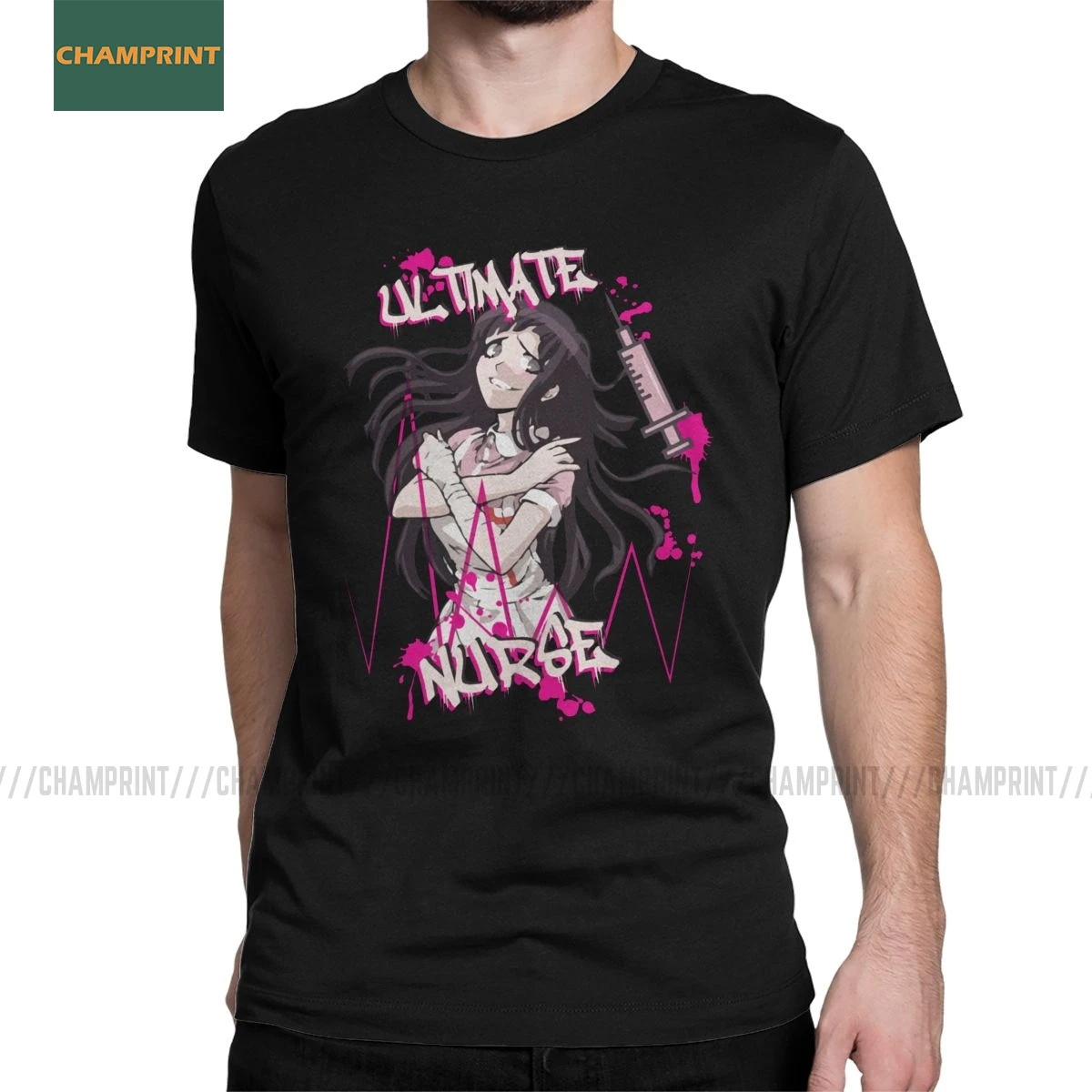 Футболка Mikan Tsumiki Dangan Ronpa для мужчин хлопковая Monokuma Despair Nagito Anime Junko Komaeda Monobear