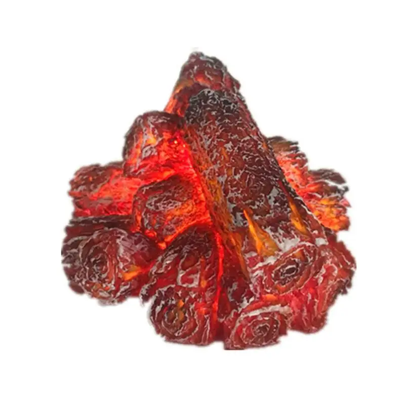 

4.5V Simulation Charcoal Fire Night Light Bedroom Decor LED Atmosphere Night Lamp New Year Gift For Home Garden Festival