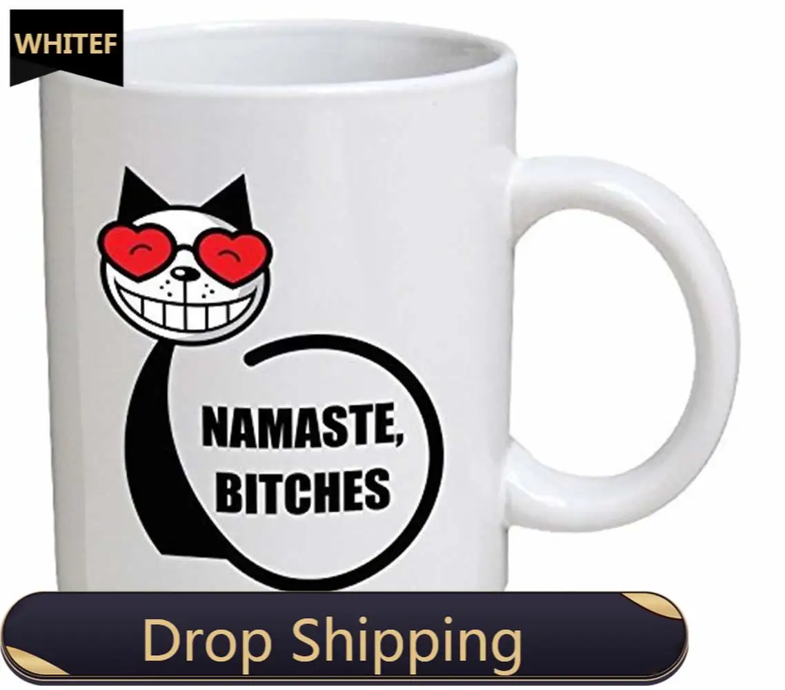 Забавная кофейная кружка 11 унций в виде кота | Дом и сад