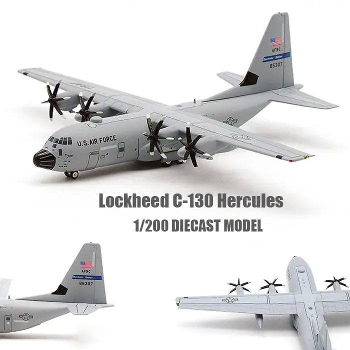 США Lockheed C 130 Hercules 1/200 литой самолет модель самолета очень хорошая детализация| |