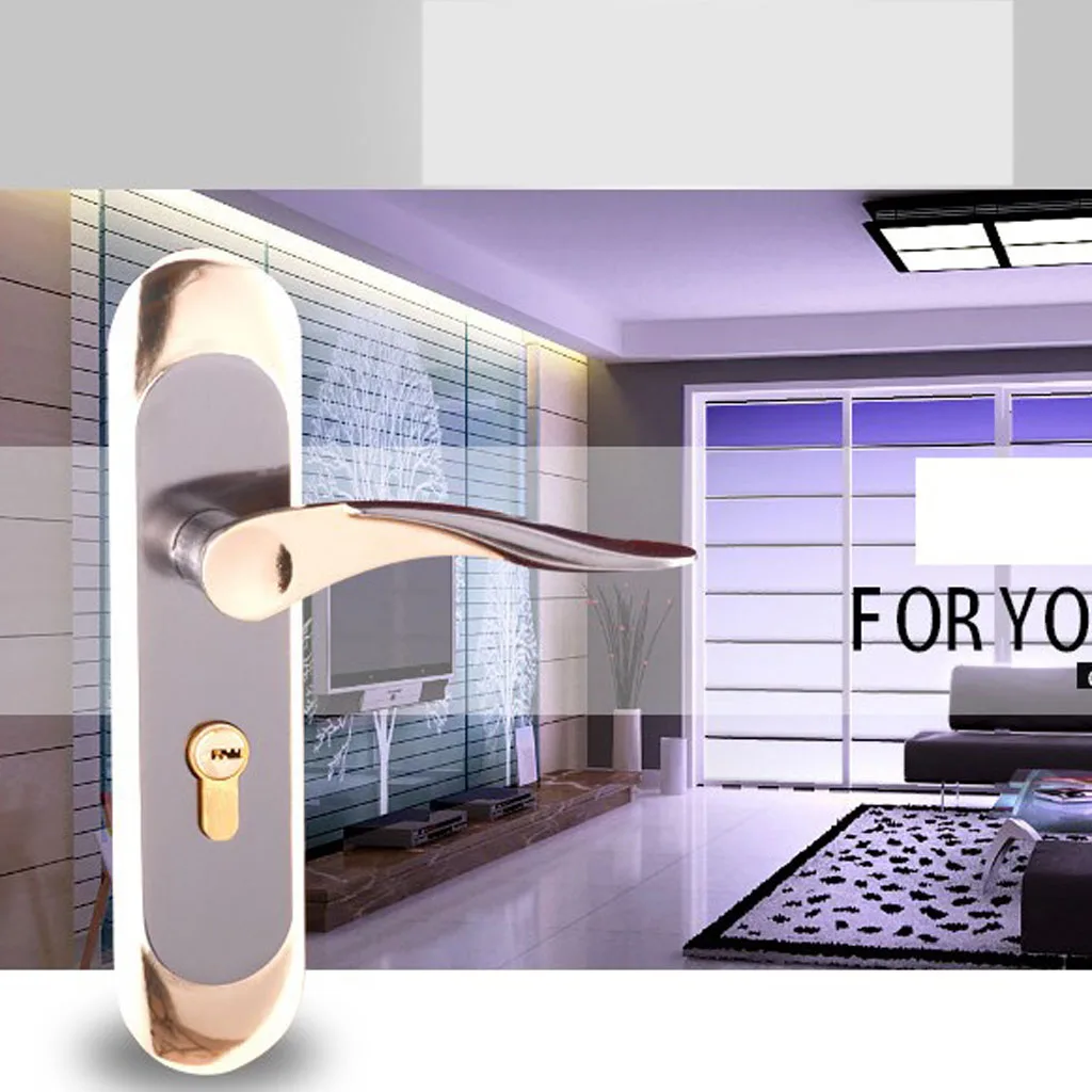 Рычажная Блокировка входной двери блокировочная панель металлическая ручка и