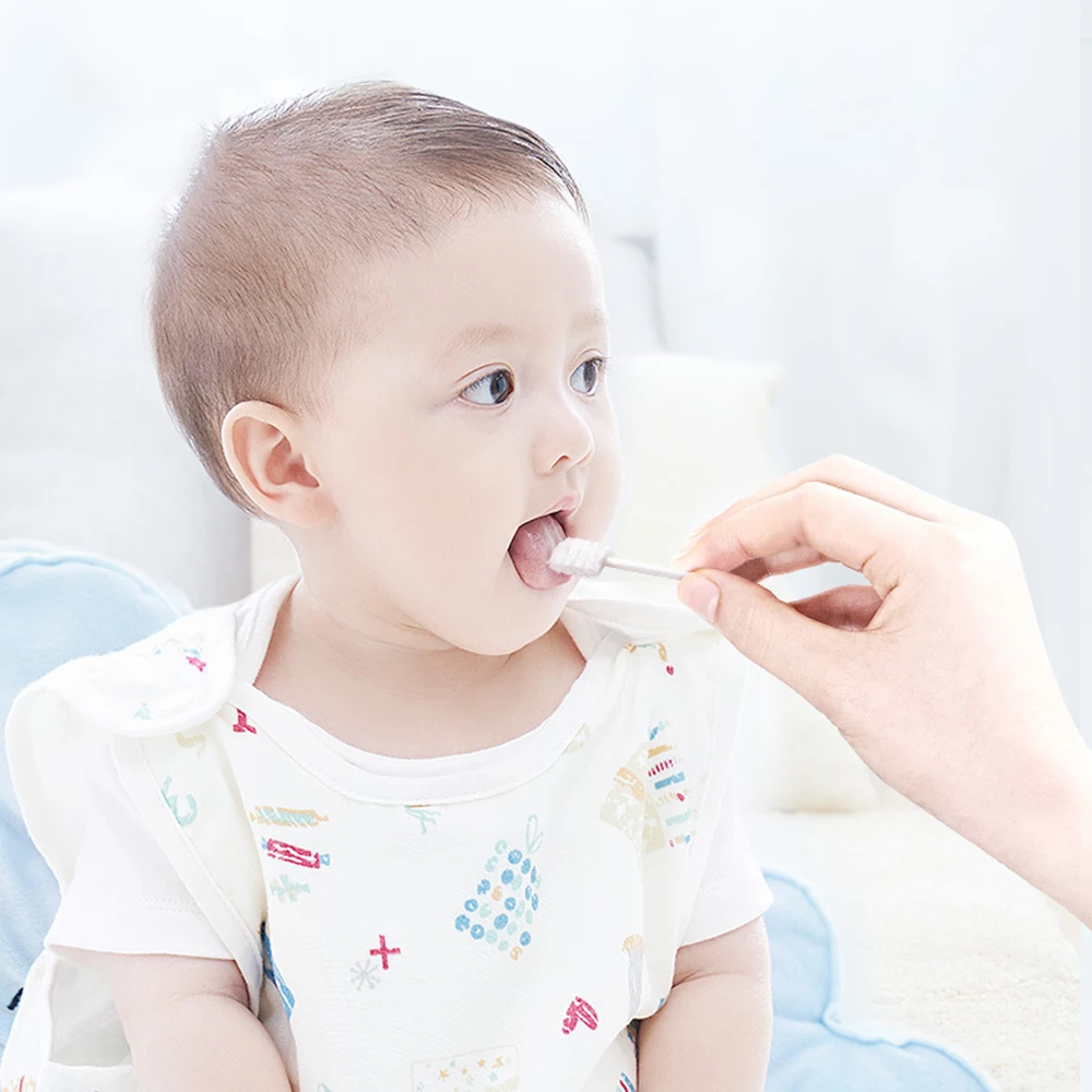 

30 шт., одноразовые зубные щётки для младенцев