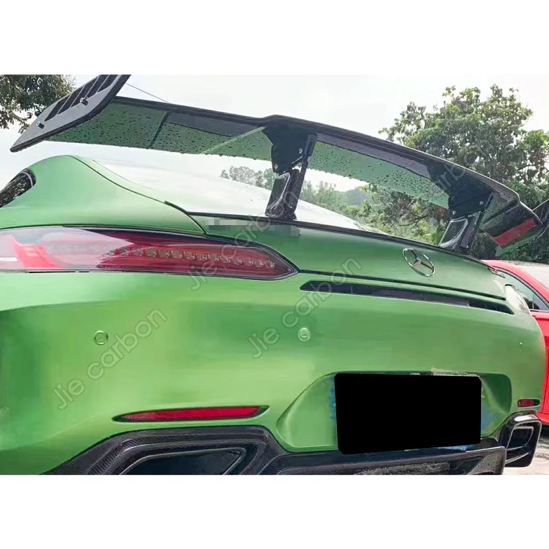 

Carbon Fiber Rear Trunk Lip Spoiler For Mercedes Benz AMG GT AMG GTS AMG GTR Coupe 2 Door FRP Wing 2015-2019+
