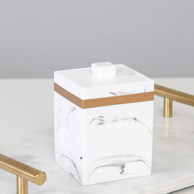JINSERTA Мраморная белая Смола диспенсер для мыла домашний отель кухня ванная