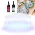 УФ-лампа для подкрашивания смолы, эпоксидная УФ-смола, краситель, пигмент 3 Вт, УФ-лампа, набор инструментов для творчества сделай сам