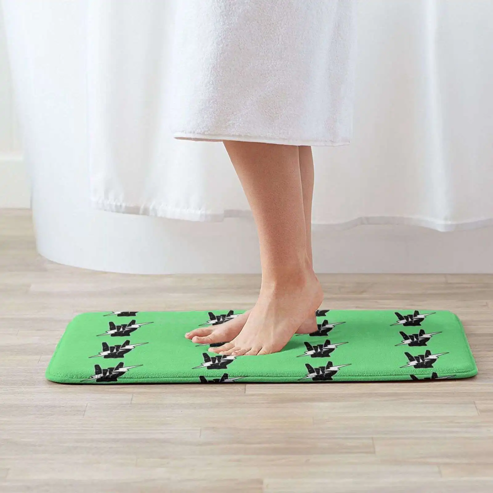 Rock And Roll 3D Household Goods Mat Rug Carpet Cushion Rol Music Motley Grunge Heavytrending Best Selling Logo | Дом и сад