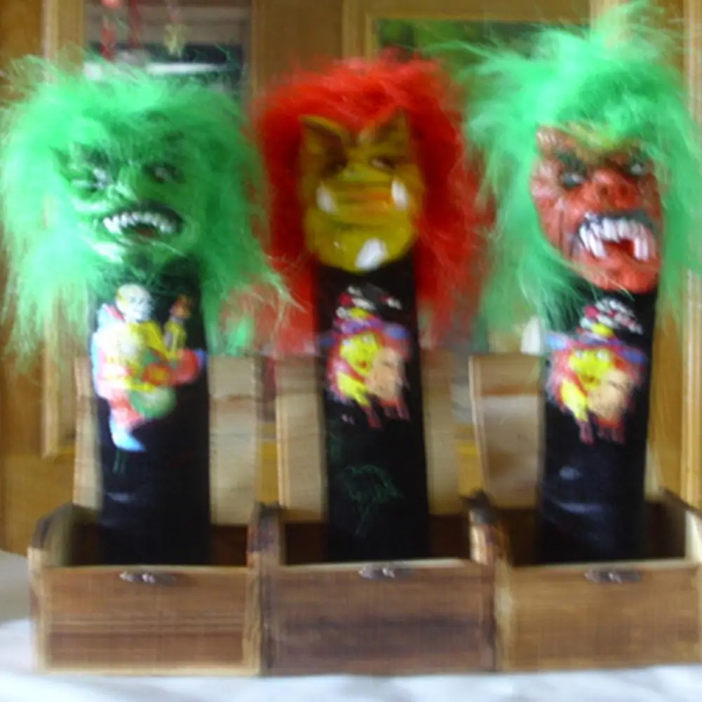 Деревянный шалость пугать коробка длинные волосы призрак Хэллоуин чехол трюк