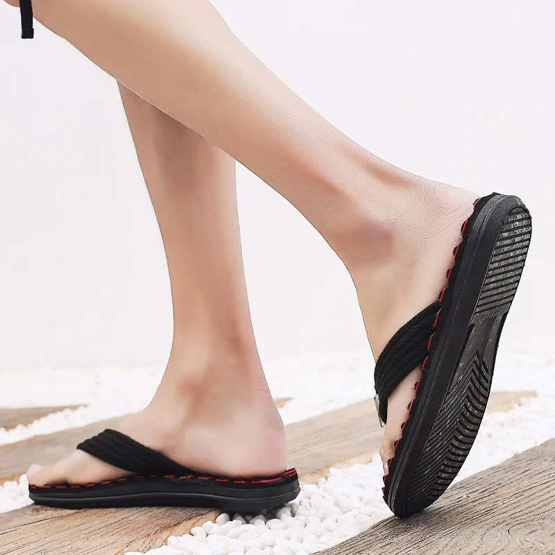 

Chanclas Hombre Flip-Flops Men'S Summer Beach Casual Non-Slip Outer 3 Colors Slippers Soft Bottom Men'S Sandales t Nouve