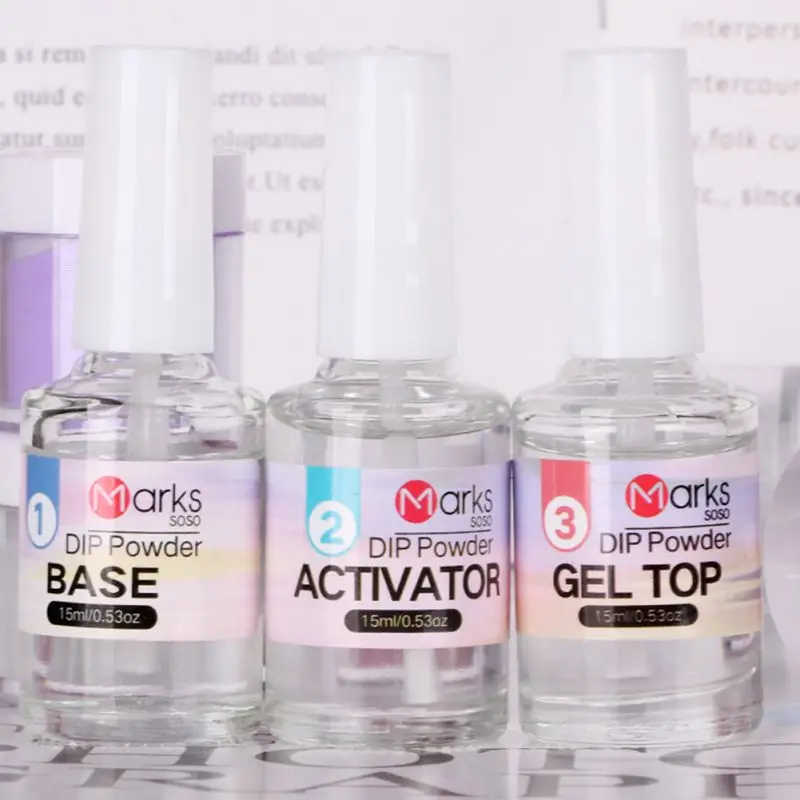 

Natural Nail Dipping Durable Powder Nail Infiltrating Powder Pure Color Moisturizing UV Glue Lasting Flash Quick Dry Nail Polish