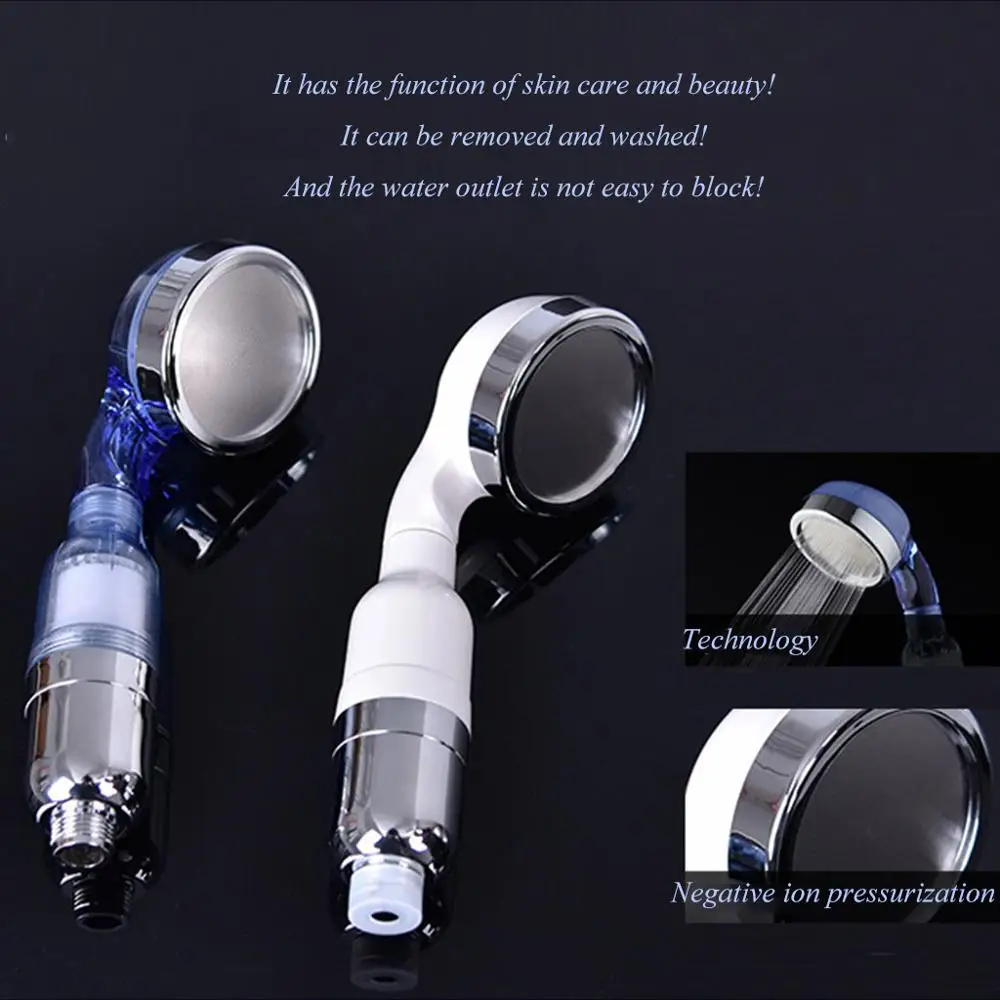 Фильтр душевая готовка с отрицательными ионами 3 режима портативный усилитель