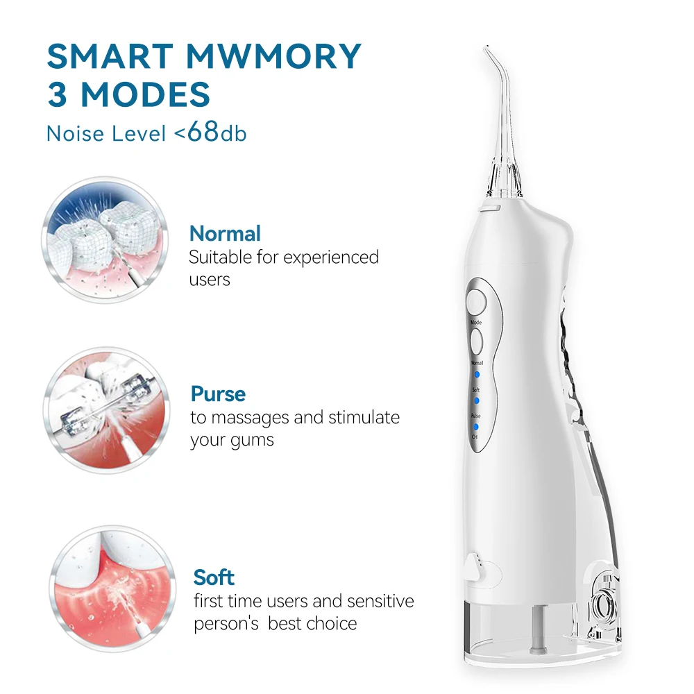 Ирригатор для полости рта Аккумуляторный USB-ирригатор семейный подарок