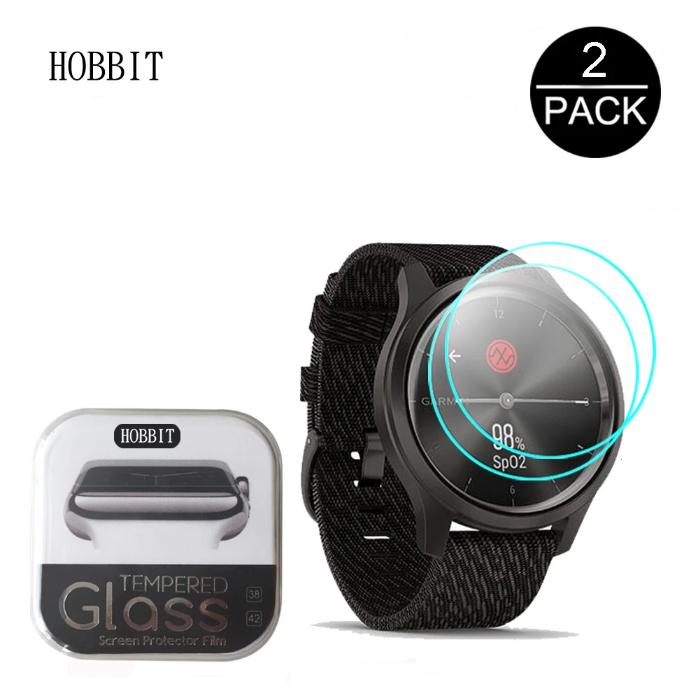 Закаленное стекло 9H для Garmin Move Style Luxe HD с защитой от царапин 2 упаковки|Защита
