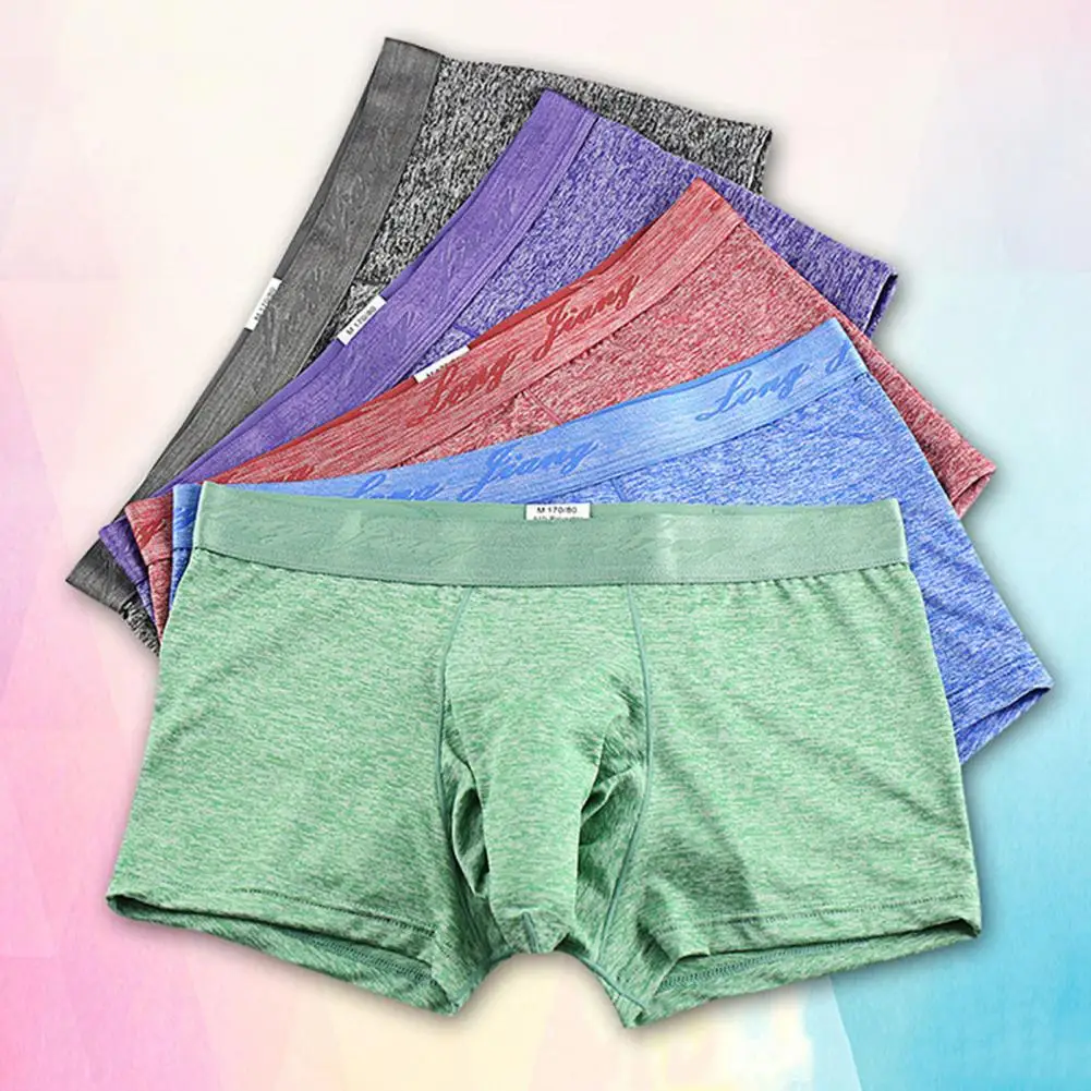 

Men Underpants Popular Men Solid Color Solid Color Boxer Underwears for Bathroom Boxer Underpants Fashion Underwears