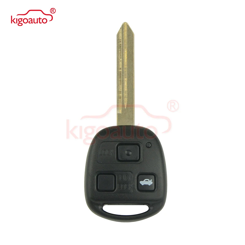 Denso (не Valeo) Kigoauto дистанционный ключ 3 кнопки без чипа TOY47 434 МГц для Toyota Avensis 2004 2005 2006