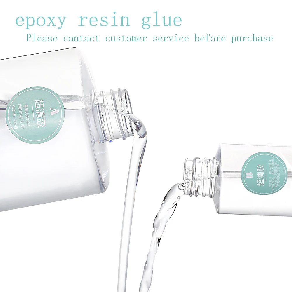 100 г/компл. AB кристаллический клей из эпоксидной смолы семейный набор форма для