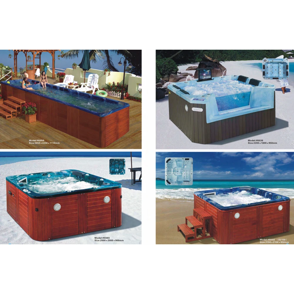 CBMMART 3200 мм 6 человек спа большой открытый джакузи плавательный бассейн роскошный