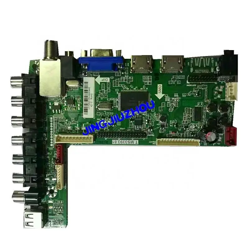 Main Board of GPX U16082590 (T.MS3393.81) TDE5074BT460HB01 V0 T.MS3393.81 motherboard RCA RLDED4633A-C