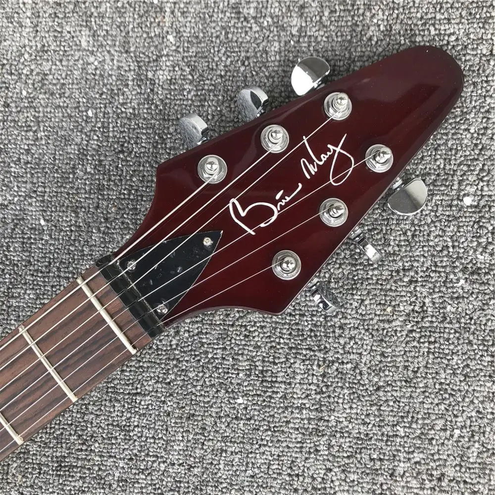 Фабрика Гильдия Brian BM01 May гитара Black Pickguard 3 пикапа тремоло мост 24 лада на заказ