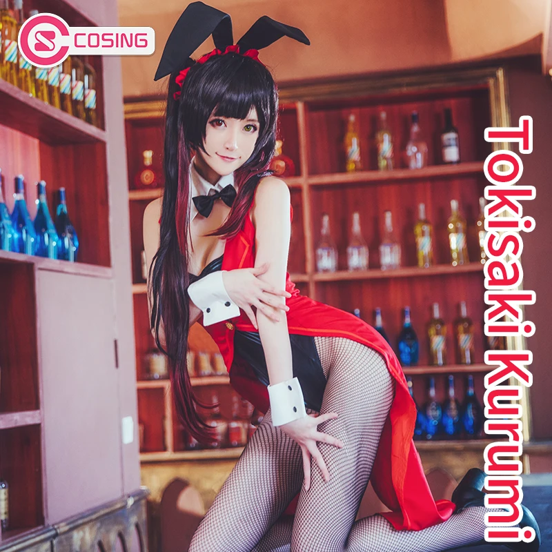 

[Only m】 uwowo Tokisaki Kurumi Bunny Girl карнавальный костюм аниме Дата живой Tokisaki Kurum косплей Женский костюм для свидания