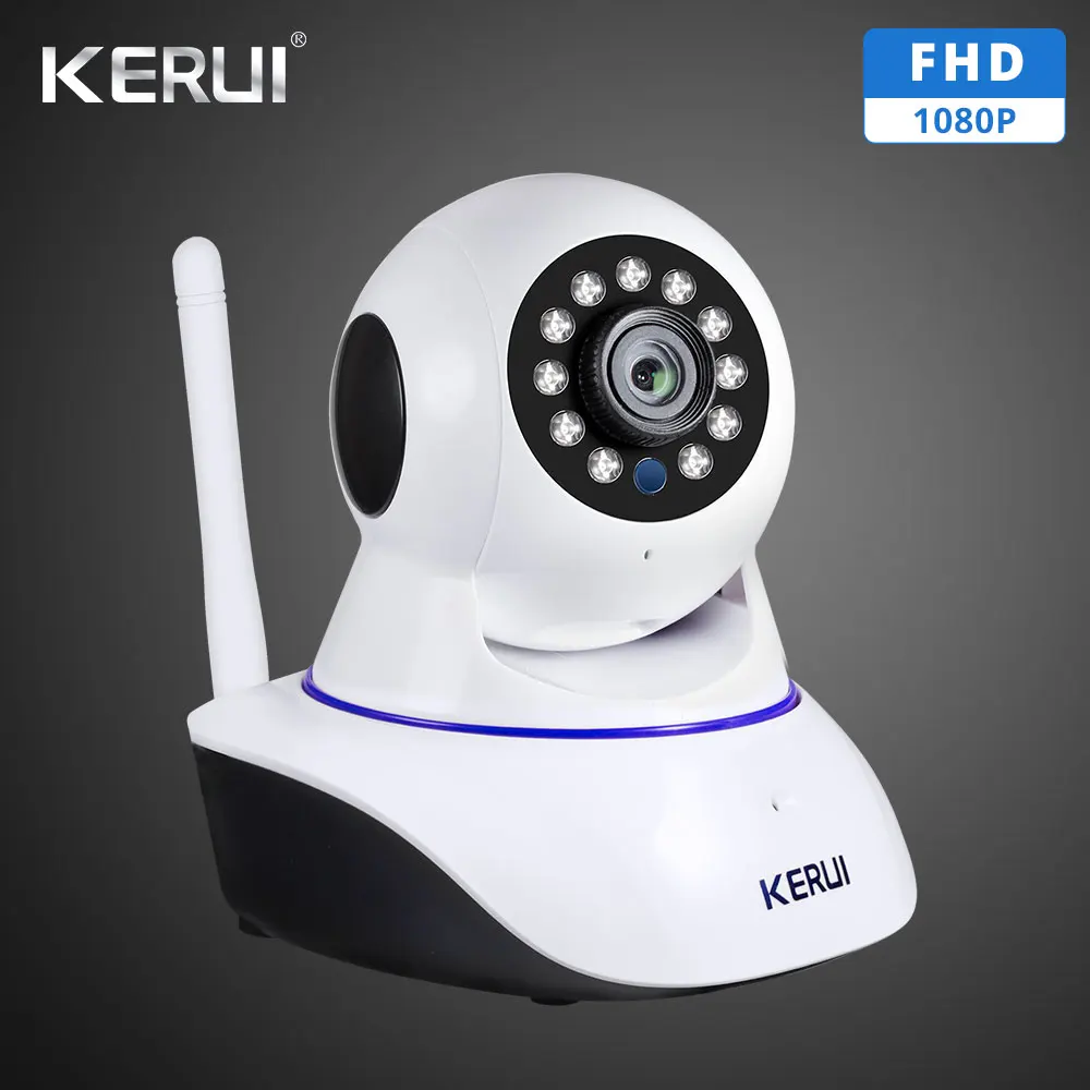 KERUI 1080P 720P Wifi IP ISO Android APP дистанционное управление HD IP камера WiFi Антивандальная ночное видение детский монитор