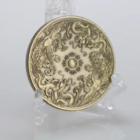 chinese style dragon and phoenix commemorative coin gifts crafts collection home decoration