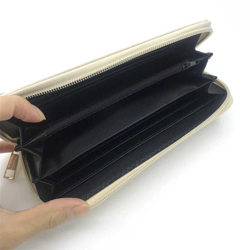 Кошелек со стичем длинный стильный кошелек с мультяшным аниме Лило и из