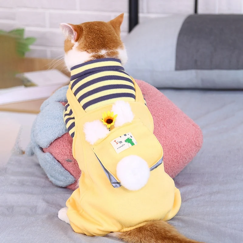 

Kittens Four-Legged Winter Warm Clothes for Small Medium Outfit Casual