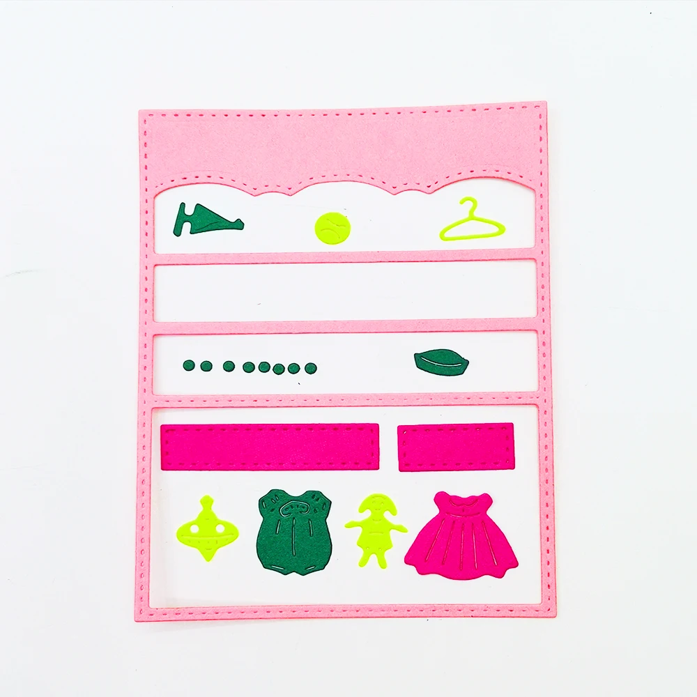 Красивый платяной шкаф для девушек металлическая рамка резки шаблоны