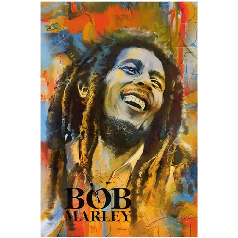 

DIY 40X50 Oil Painting By Numbers Bob Marley soul music singer paint by numbers On Canvas Home Decor Digital Painting chrismas