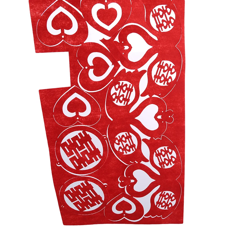 

Heart Shape Love Letter Wedding Decoration Nonwovens Fabric Flag Party Banner Wedding Decoration Happy Event Decor