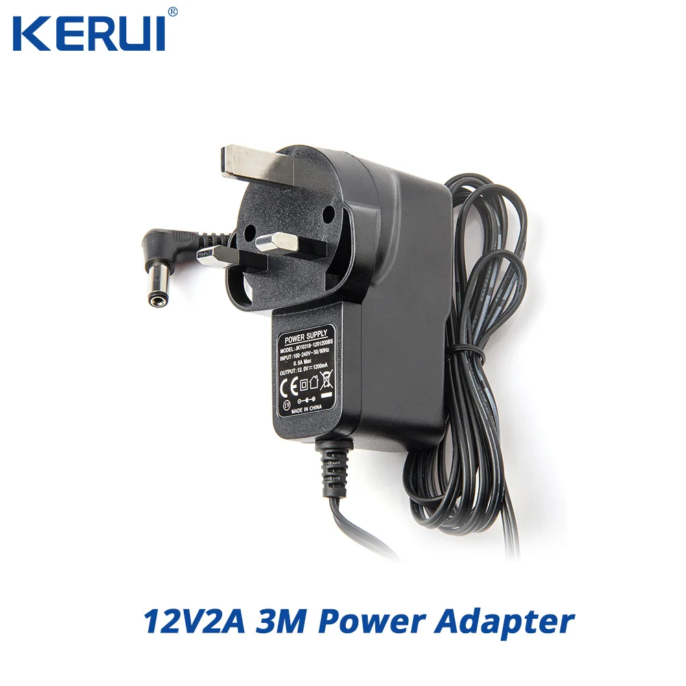 3M 12V2A Power Supply AC/ DC Adapter For Security CCTV Camera System NVR DVR Converter US/ EU/ UK/ AU Plug Charger | Безопасность и