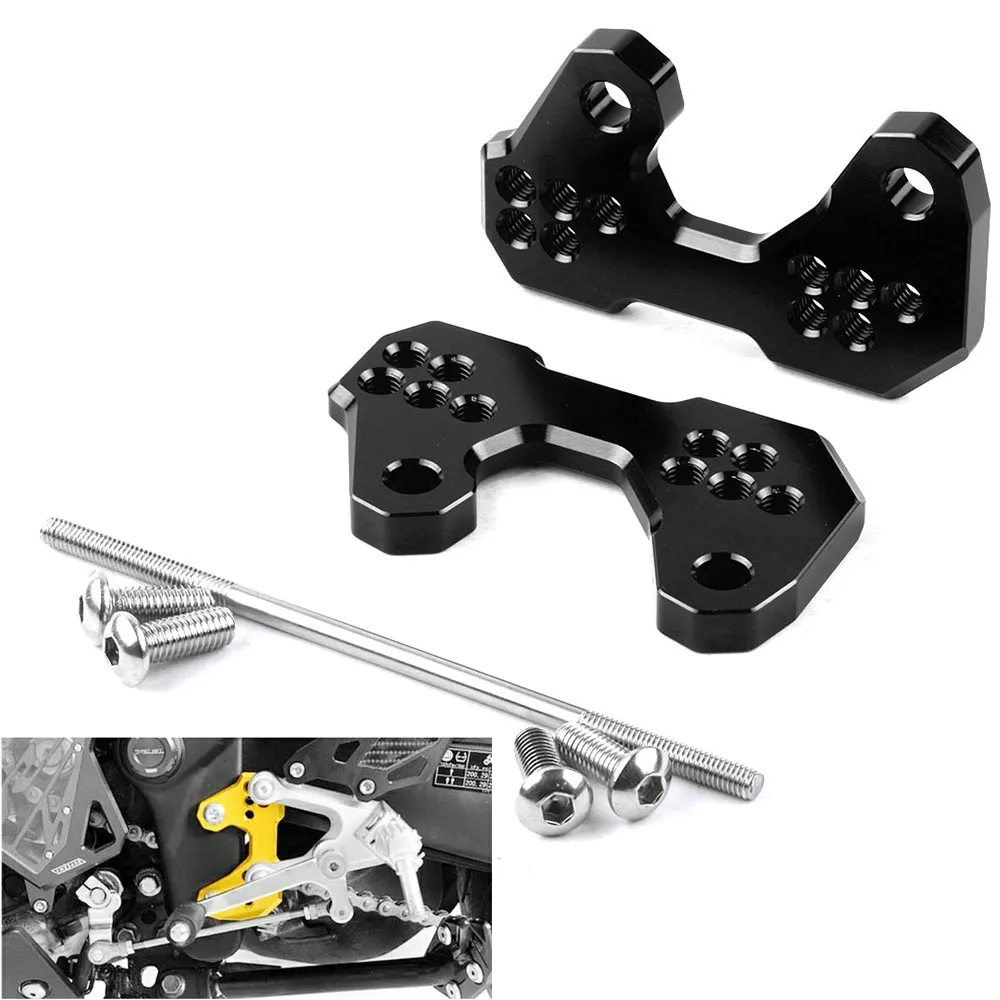 

Мотоцикл с ЧПУ Алюминиевый сплав аксессуары Rearset база подножки сзади для Yamaha MT 03 MT03 MT-03 R3 2015 2016 2017 2018