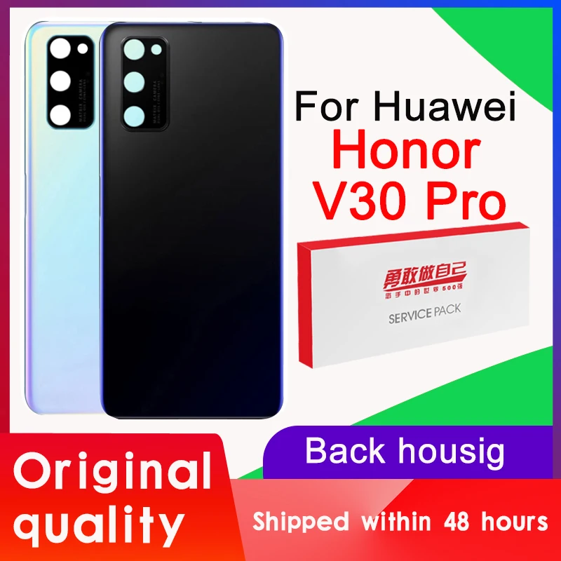 Оригинальный сменный задний корпус для Huawei Honor V30 Pro задняя крышка аккумулятор