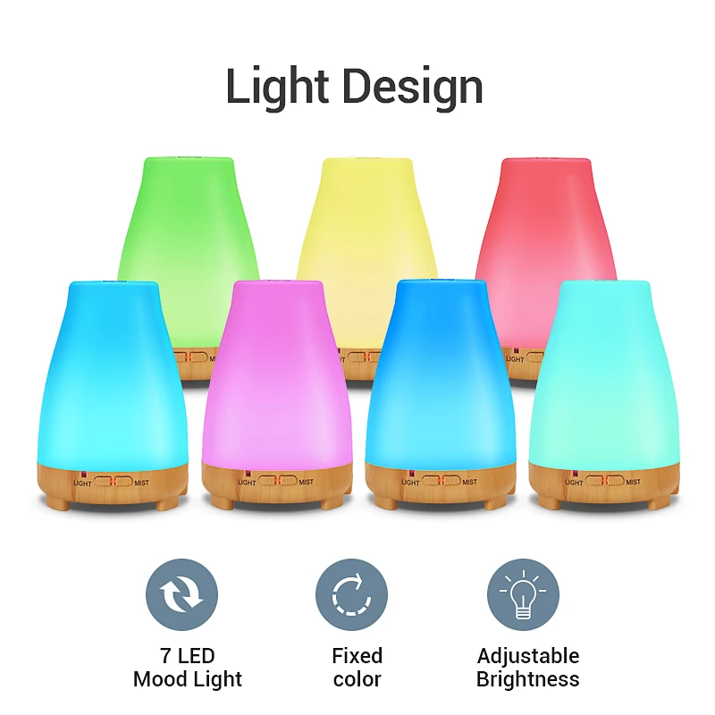 Электрический аромадиффузор с пультом ДУ 200 мл увлажнитель воздуха диффузор