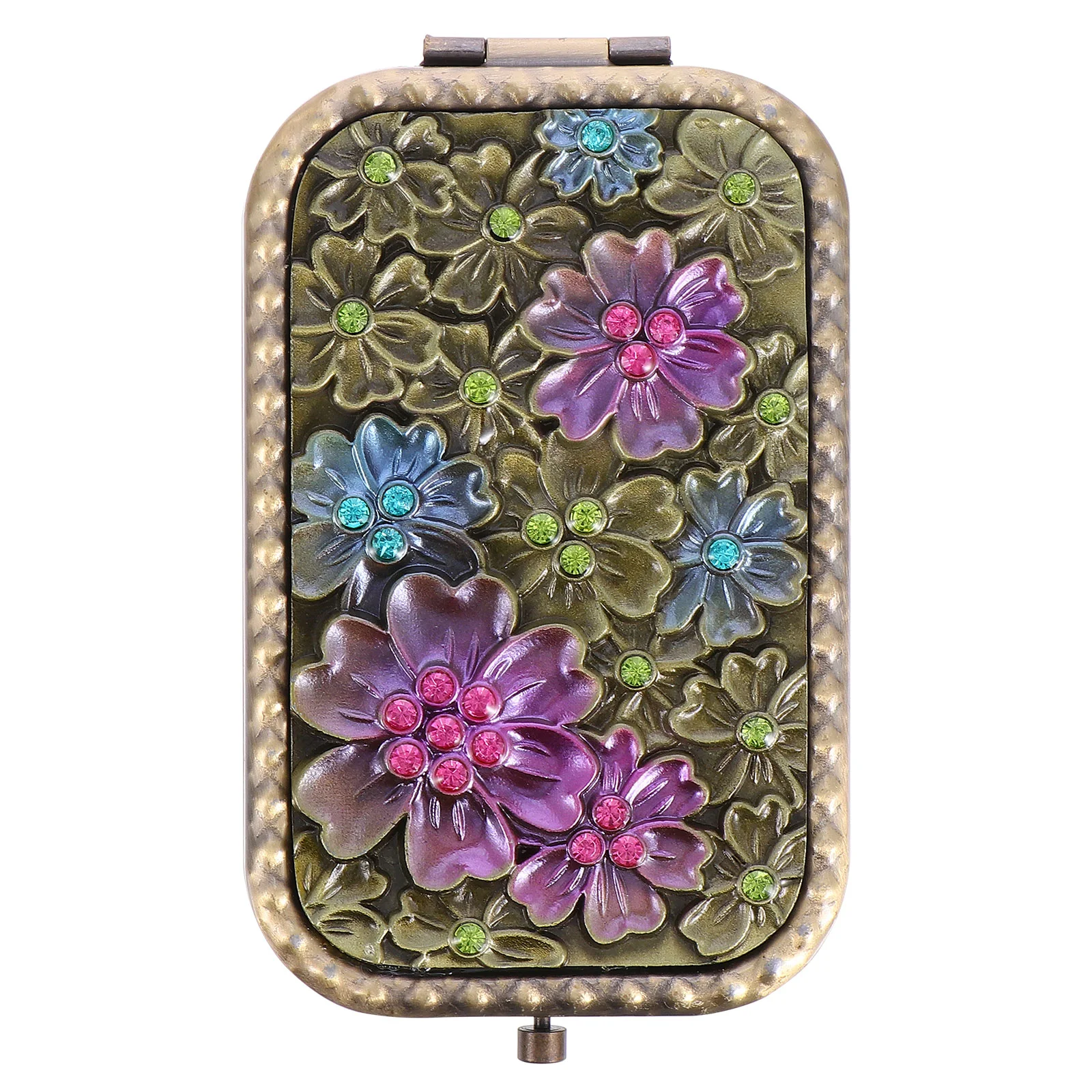 

Exquisite Foldable Mirror Cosmetic Mirror Makeup Mirror Double Sided Mirror