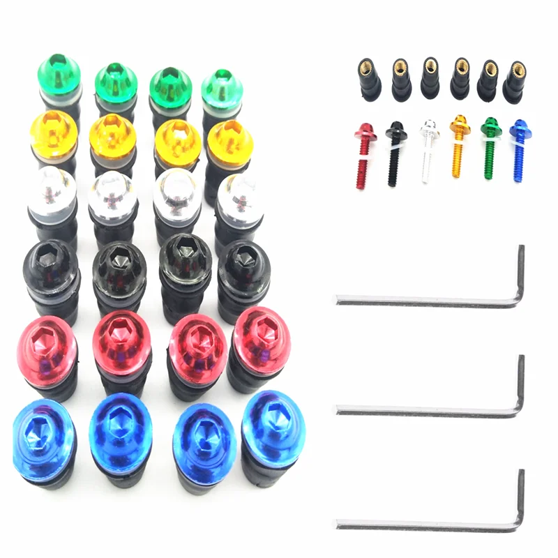 Motorcycle 10PCS Windscreen Windshield Bolts Screws for YAMAHA YZF 600R Thundercat R1 R6 R25 R3 FZ1 FAZER FZS 1000S