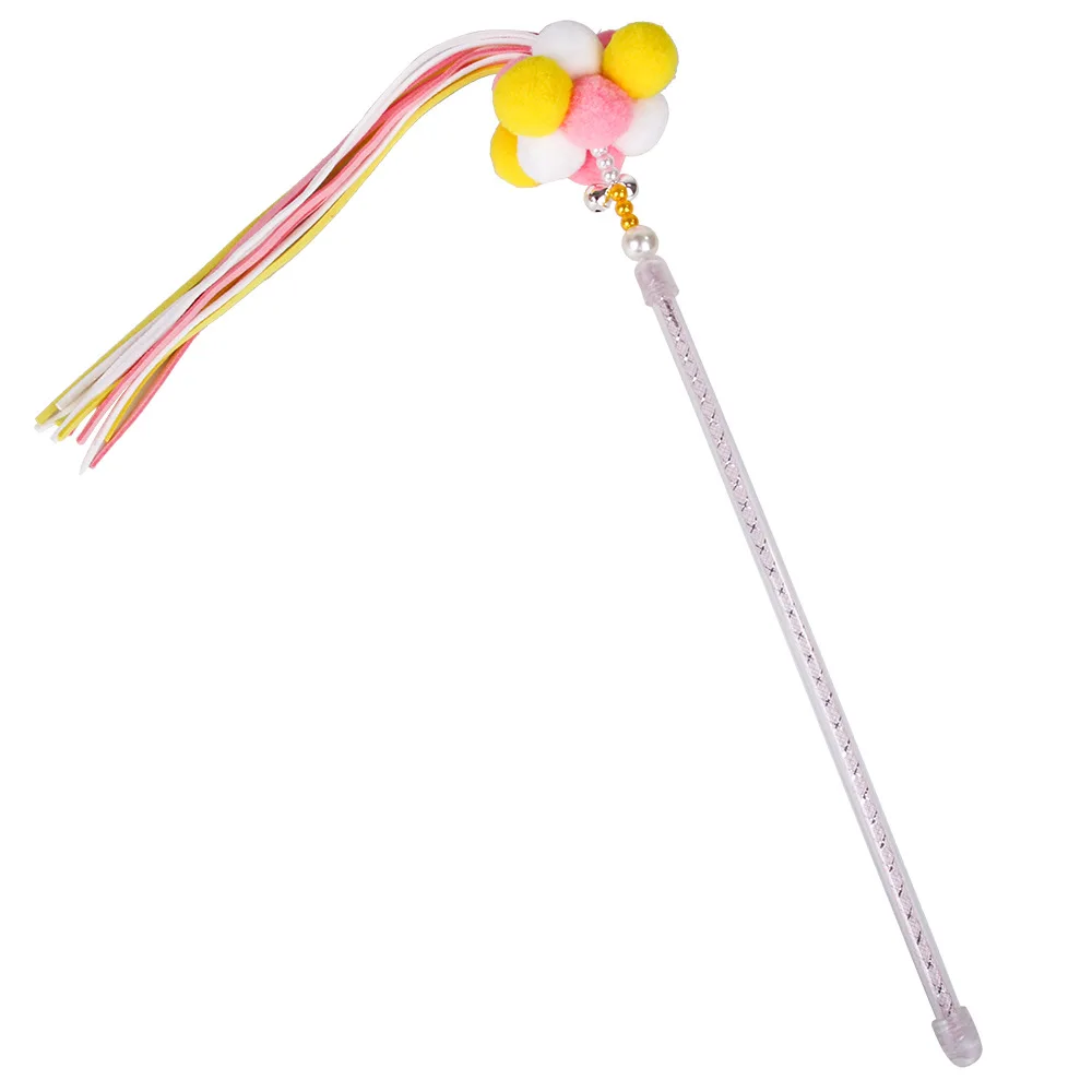 Шарик для волос забавная палочка кошек Интерактивная активная игрушка котят с