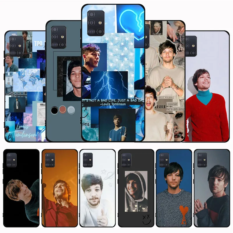 Чехол для телефона Louis Tomlinson черный мягкий чехол Samsung M21 M31S M41 M51 M10 M20 M30S M40 A7 A8 A9 2018 A12